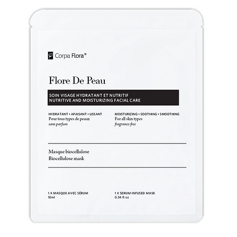 Masque en tissu Flore de peau « sheet mask » Corpa Flora